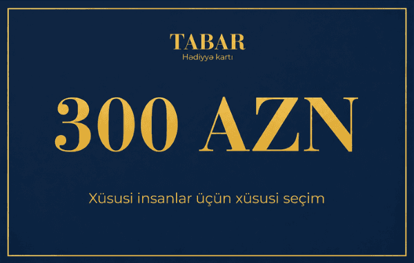 TaBaR Premium hədiyyə kartı 300 AZN — navy