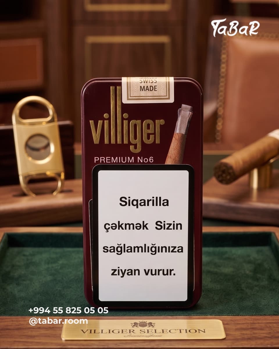 Villiger Premium No6 Red — Swiss Made