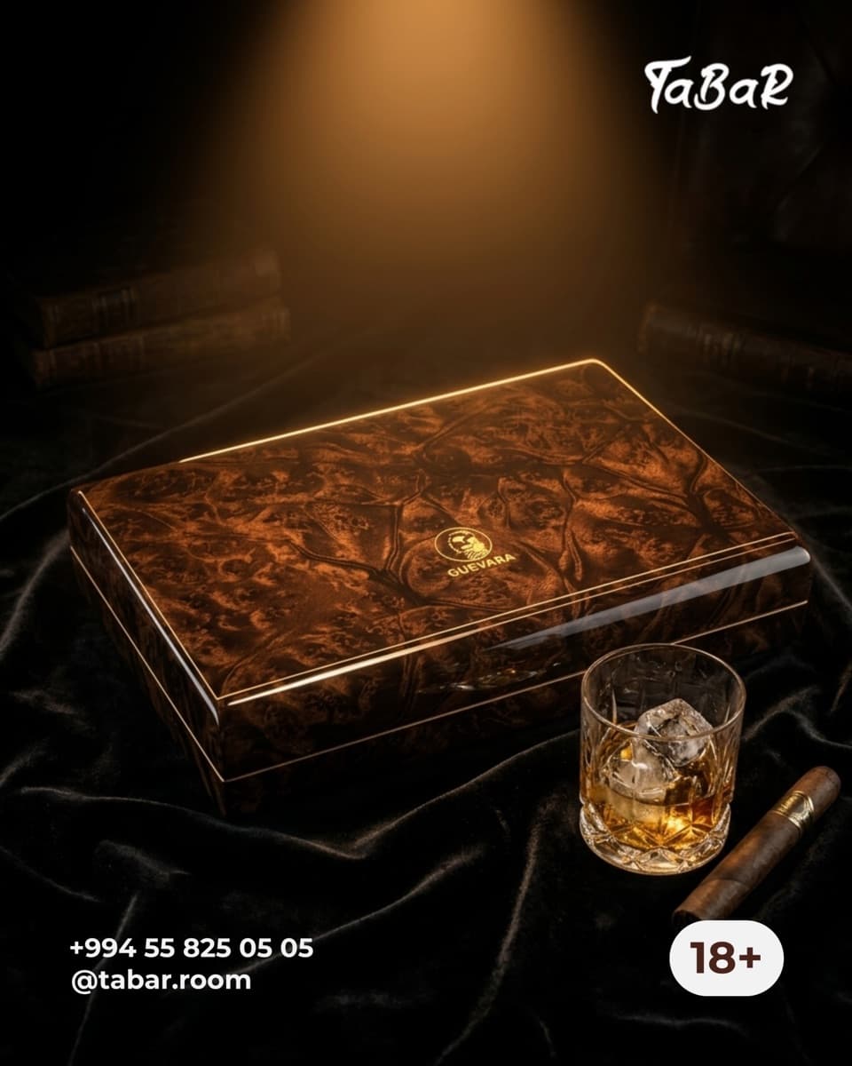Guevara Burl Wood humidor