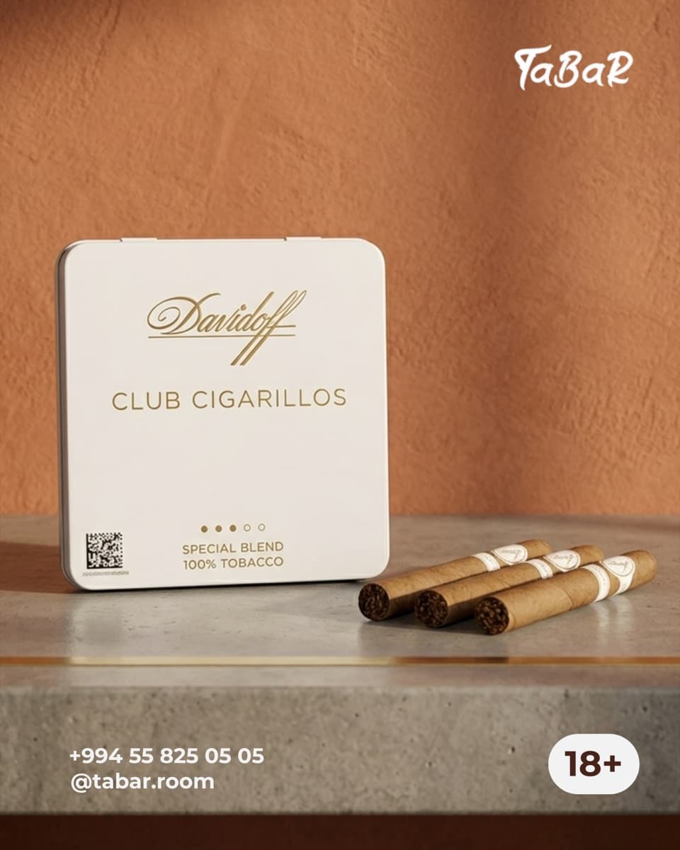Davidoff Club Cigarillos qutusu