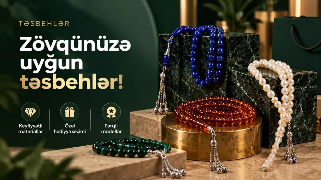 Zövqünüzə uyğun təsbehlər