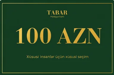 TaBaR Premium hədiyyə kartı 100 AZN — yaşıl