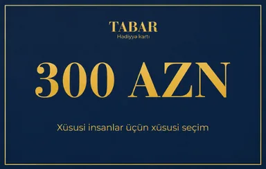 TaBaR Premium hədiyyə kartı 300 AZN — navy